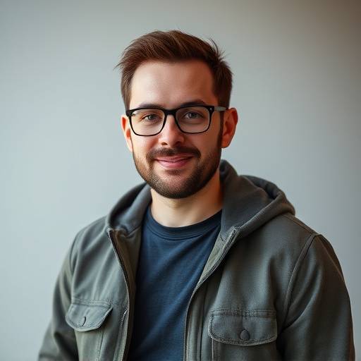 Porträt von Elias Baumann, Mitbegründer und Dozent bei SoundAlpin, Musikproduzent